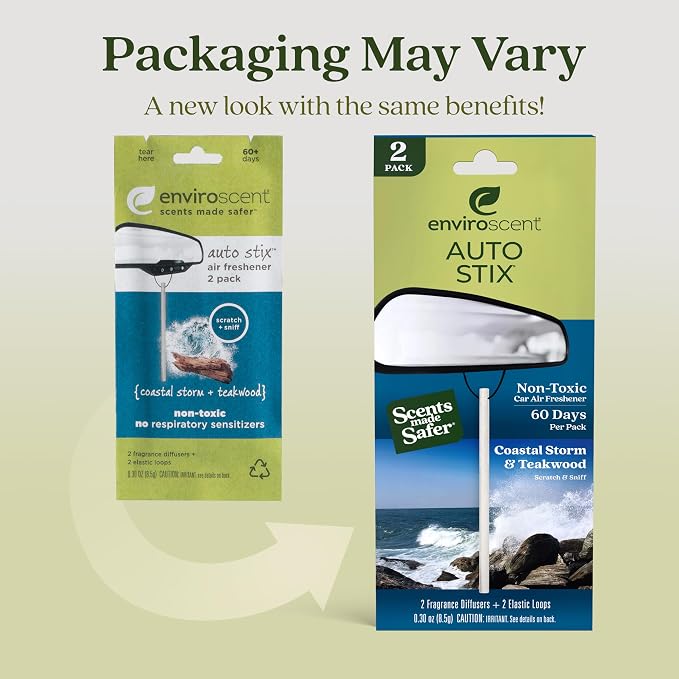 Enviroscent Non-Toxic Car Air Freshener Natural Car Air Freshener | Essential - Image 6