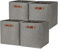 DULLEMELO Cube Storage Boxes, 13 inch Fabric Baskets Closet Storage Bins by DULLEMELO