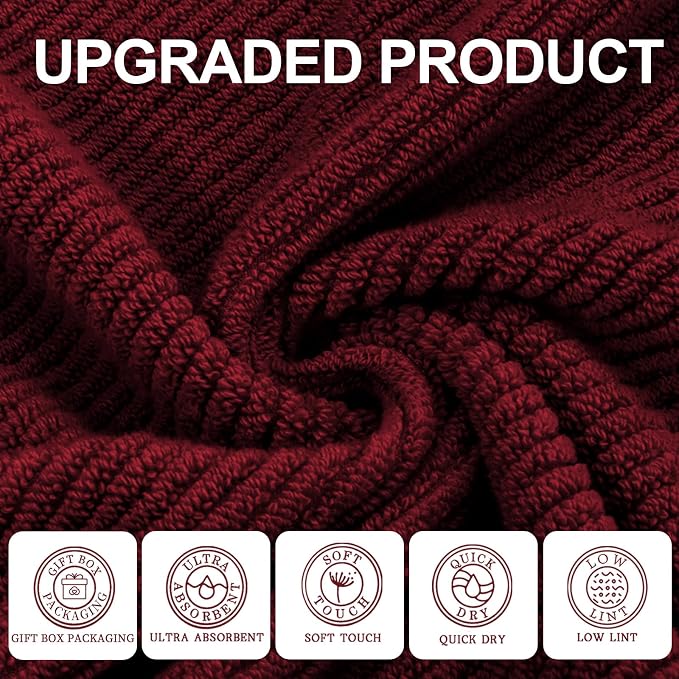 VOOVA & MOVAS 3 Piece Towel Set - Image 2