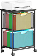 Letter/Legal Rolling File Cart by shengbaomaoyi