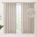YoungsTex Linen Curtains 48 Inch Length by YoungsTex