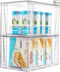 Vtopmart 2Pack Large Stackable Kitchen Pantry Storage Drawers, Acrylic Drawer by Vtopmart