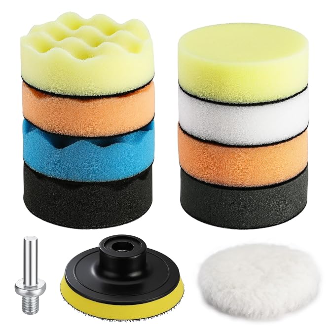 WORKPRO 3 Inch Drill Buffing Pad Kit - Image 8