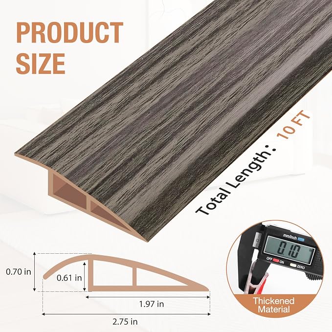 Floor Transition Strip Self Adhesive Vinyl Door Threshold - Image 5