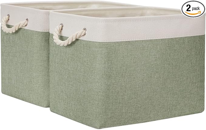 Temary Storage Baskets Fabric Storage Bins by TEMARY