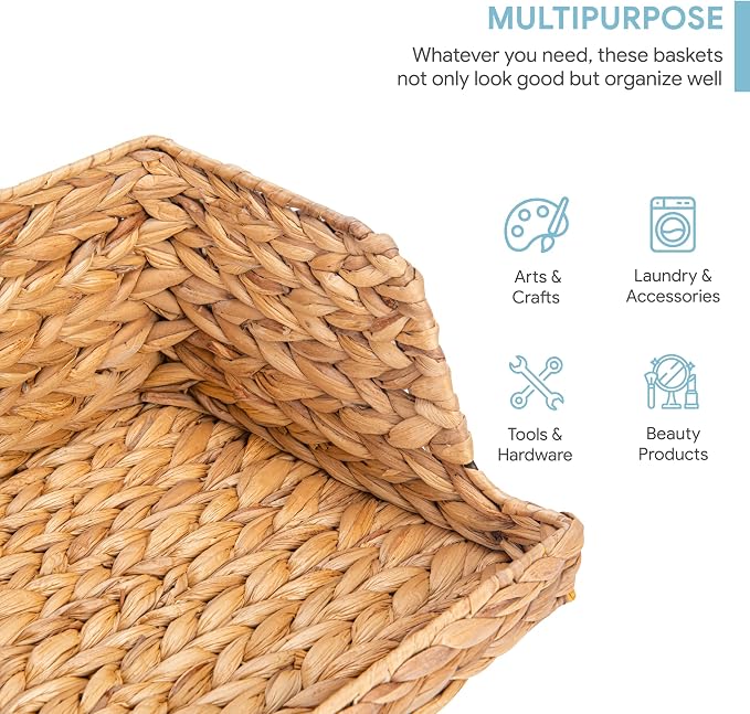 VATIMA Water Hyacinth Storage Baskets - Image 7