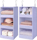 GRANNY SAYS 3 Shelf Hanging Closet Organizers and Storage, Collapsible Closet by GRANNYSAYS