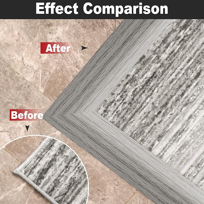 10Ft Carpet Floor Transition Strip, Self Adhesive Floor Edging Trim Strip - Image 7