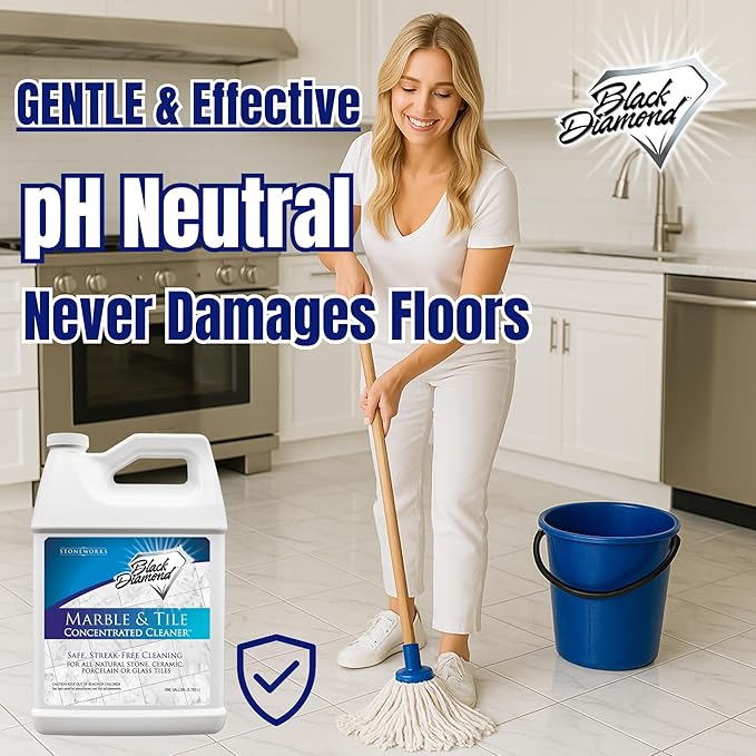 Black Diamond Stoneworks MARBLE & TILE FLOOR CLEANER. Great - Image 7
