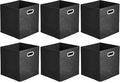 Amazon Basics Collapsible Cube Storage Organizer Bins, 10.5 x 10.5 x 11 inches by AmazonBasics