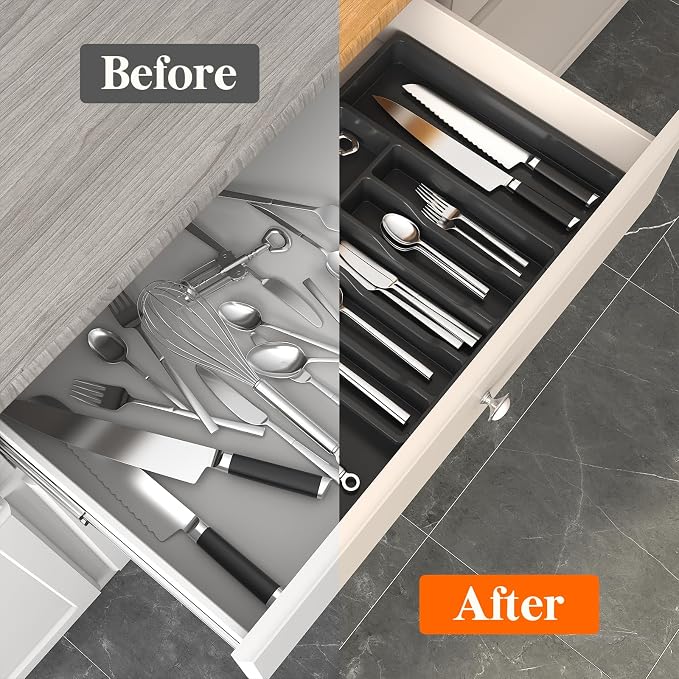 Lifewit Silverware Drawer Organizer and Utensil Organizer Set, Expandable - Image 5