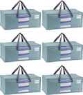 VENO 6 Pack Moving Bags for College, Heavy-Duty Storage Totes, Moving Boxes and by Veno