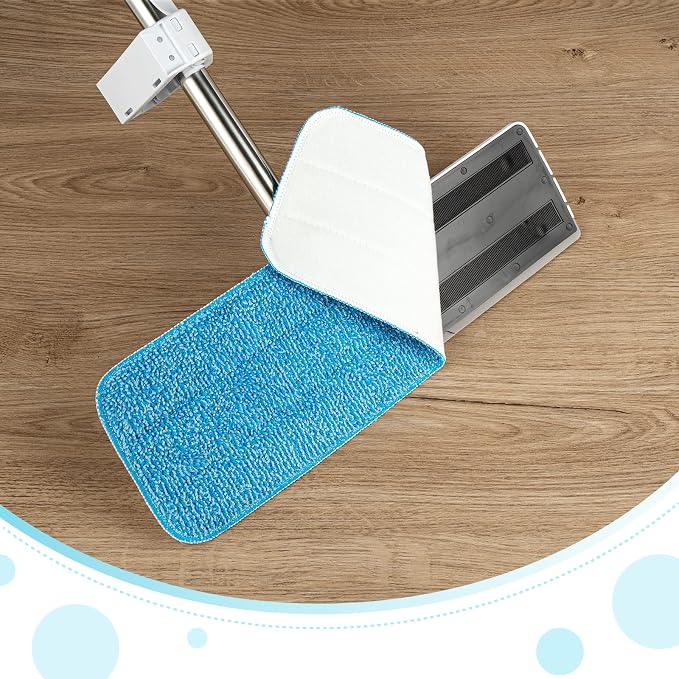 Microfiber Mop Pads, 18.5 x 6.3 Inch Reusable and Washable Spray Mop Pads - Image 5