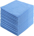 Microfiber Cleaning Cloths, 12 Pack, All-Purpose, Highly Absorbent, Washable by JDHomease