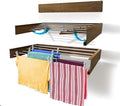 Step Up Laundry Drying Rack, Wall Mounted, Retractable Clothes Drying Rack by StepUpDryingRacks