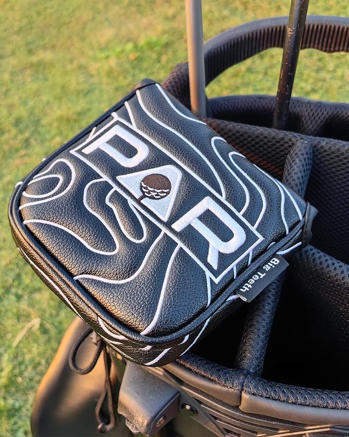 Big Teeth Golf Club Covers Full Set Driver Headcover Fairway Wood Hybrid Golf - Image 4