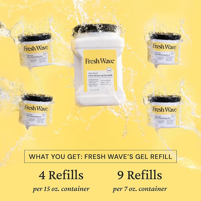 Fresh Wave Lemon Odor Removing Gel Refill, 63 oz. - Image 6