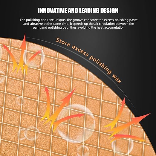 SPTA Orange Light Cut Pad, Buffing Polishing Pads, Polishing and Waxing - Image 7