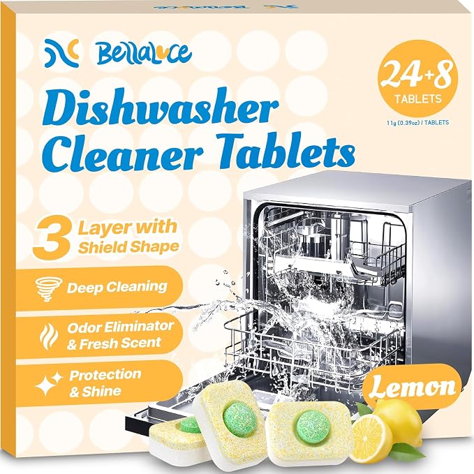 Dishwasher Cleaner Tablets by BrightenYourLife