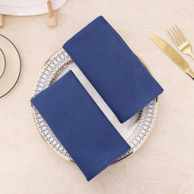 Homaxy 100% Cotton Waffle Weave Kitchen Towels - Image 7