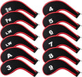 Golf 12pcs Thick Synthetic Golf Iron Head Covers Set Headcover Fit All Brands by Unknown