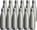 MEWAY 17oz Sport Water Bottle 12 Pack Vacuum Insulated Stainless Steel by MEWAY