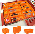 42 Pack Tool Box Organizer Tool Tray Dividers, Rolling Tool Chest Cart Cabinet by KeFanta