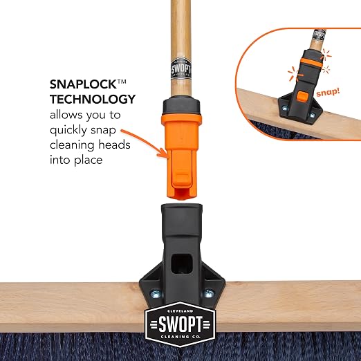 SWOPT Premium 48” EVA Foam Comfort Grip Wooden Handle – Ergonomic Design - Image 8