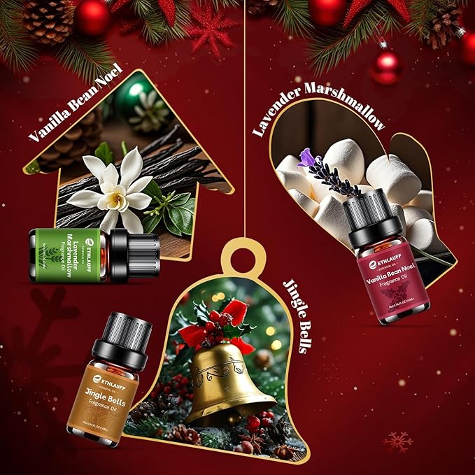 Essential Oils Set, Jingle Bells, Christmas Wreath, Christmas Tree, Christmas - Image 5