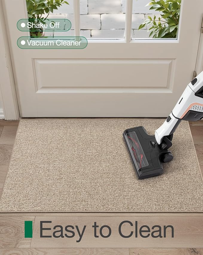 LUMI Indoor Door Mat 36"x56", Ultra Thin Low Profile Non-Slip Doormat - Image 8