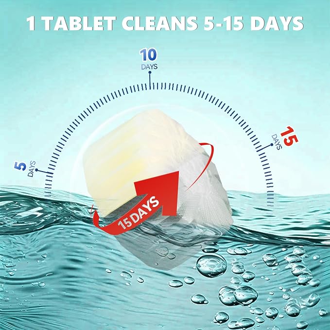 Toilet Bowl Cleaner Tablets, Automatic Toilet Bowl Cleaners, Long-Lasting - Image 6