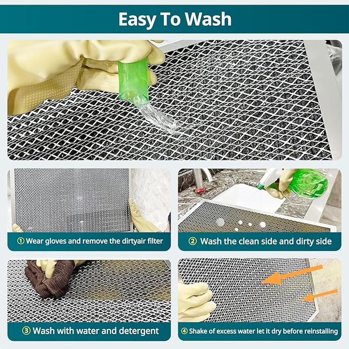 Torjim 12x12x1 MERV8 Washable & Reusable Electrostatic Air Filter - Image 6