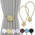 Magnetic Curtain Tiebacks - 12mm Magnetic Tie Backs by SLIFEOW