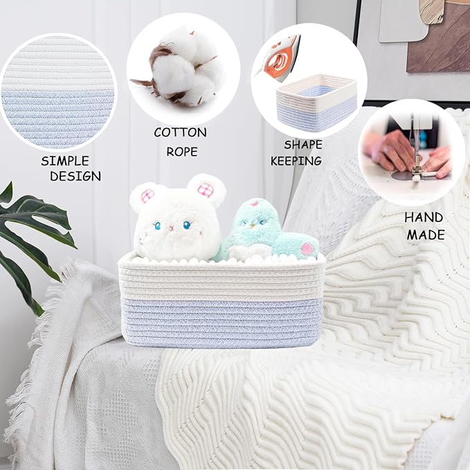 COMFY-HOMI 11.5"x7.5"x4.7" Storage Baskets - Image 8