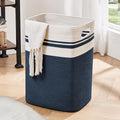 OIAHOMY Laundry Hamper-Laundry Basket, Tall Cotton Storage Basket by MasterofSpaceOptimization