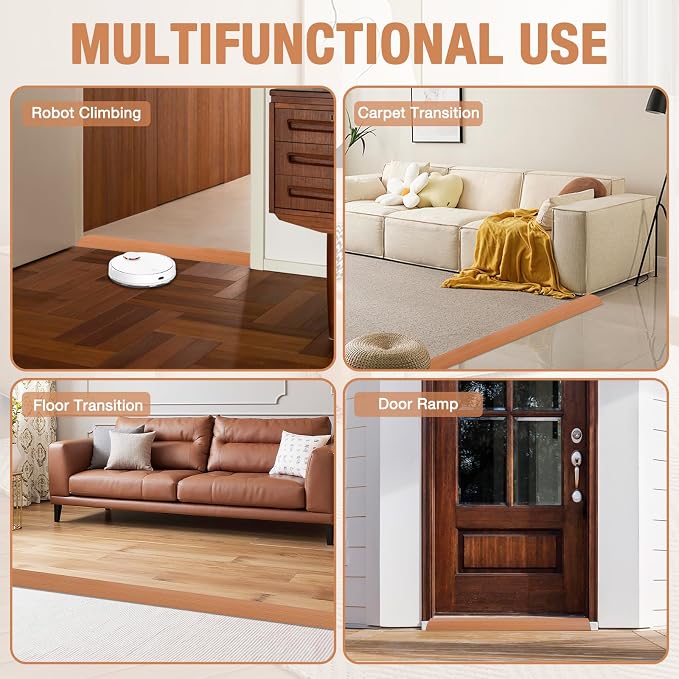 Floor Transition Strip Self Adhesive Vinyl Door Threshold - Image 6