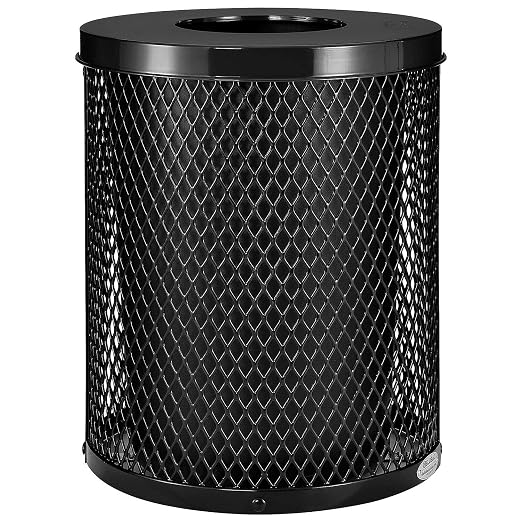 Global Industrial Outdoor Diamond Steel Trash Can by GlobalIndustrial