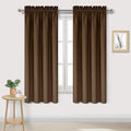 DWCN Brown Room Darkening Blackout Curtains by DWCN