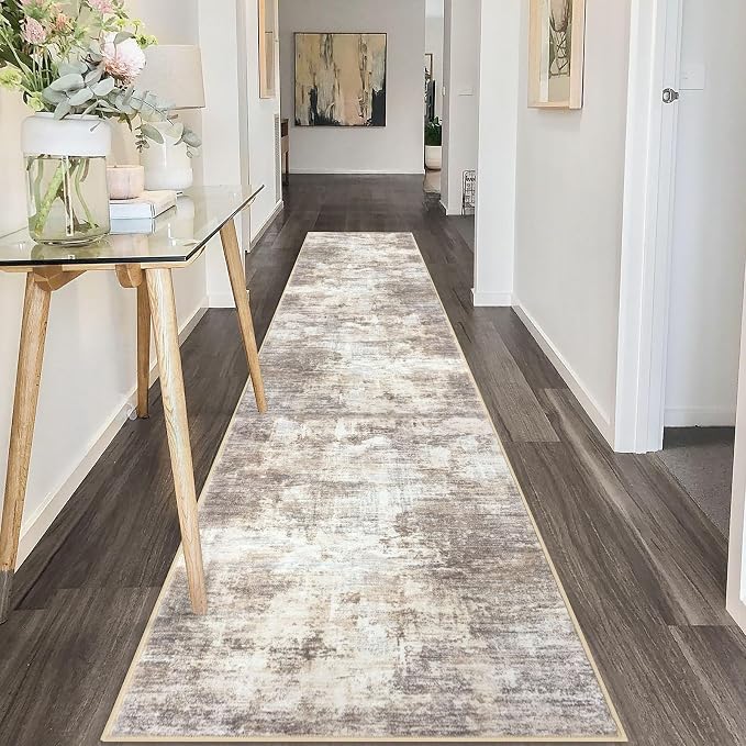 IOHOUZE Abstract Runner Rug 2x10 Ft Washable Runners - Image 8