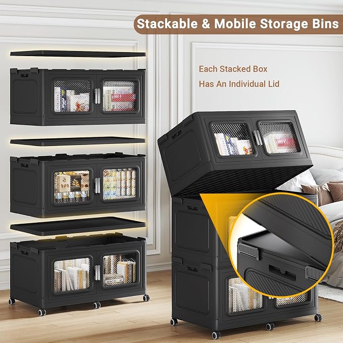 BROVIEW 1200 Qt Stackable Storage Bin - Image 4