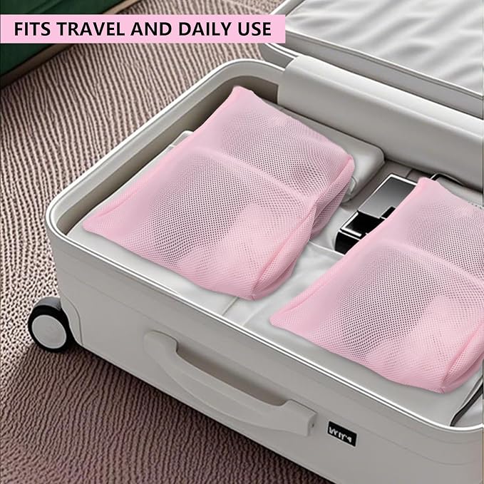 2 Pcs laundry bag with handles mesh laundry bags washing machine laundry totes - Image 7