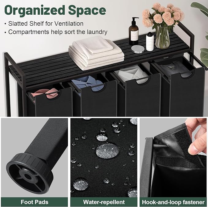 Laundry Hamper, Laundry Sorter - Image 6