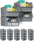 Skywin Plastic Stackable Storage Bins by Skywin