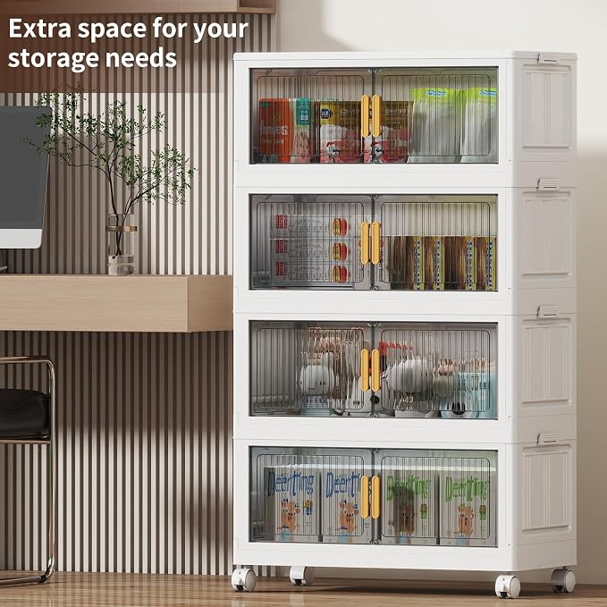 80Gal Stackable Plastic Storage Bins - Image 4