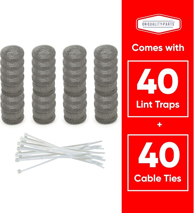 Washing Machine Lint Trap – Stainless Steel Hose Filter, Mesh Drain Catcher - Image 3