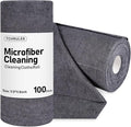 Microfiber Cleaning Cloths Roll, Tear Away Microfiber Towels, Reusable by Tchrules