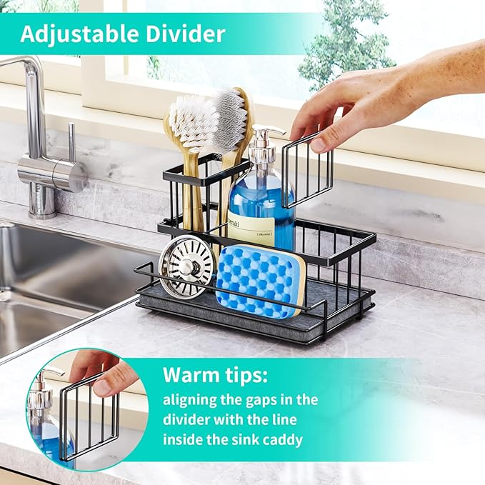 HapiRm Sink Caddy Sponge Holder - Image 5