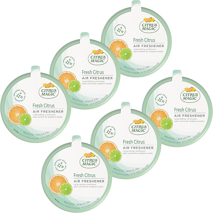 Citrus Magic Odor Absorbing Solid Air Freshener Fresh Citrus by CitrusMagic