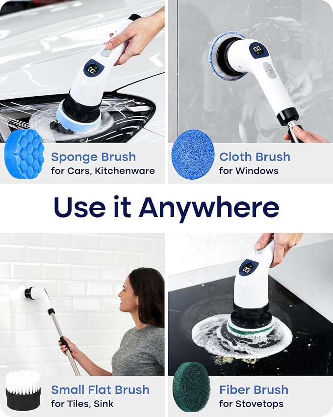 Electric Spin Scrubber for Cleaning - Image 7