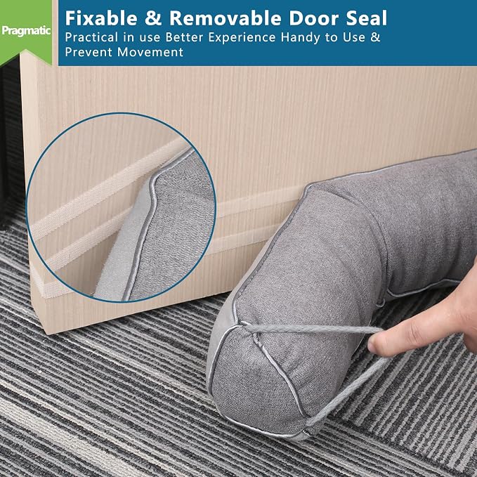 Triangular Under Door Draft Stopper 38 inch Heavy Duty Door Draft Blocker - Image 3